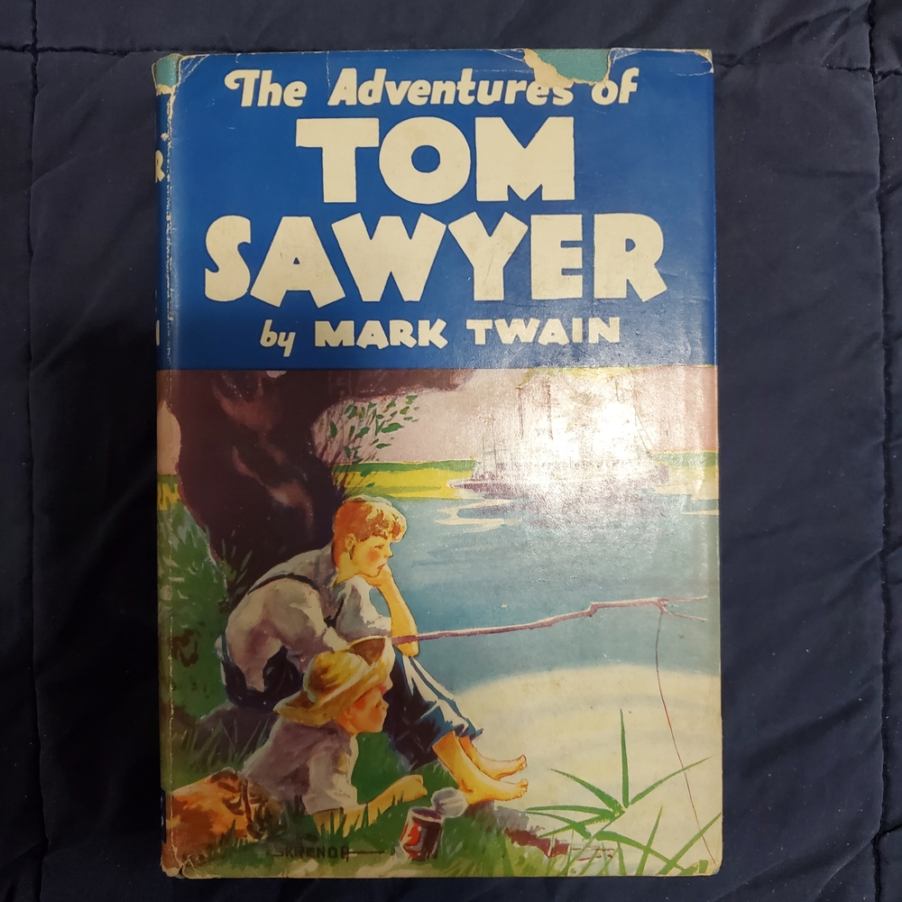 1922 The Adventures of Tom Sawyer by Mark Twain.  Grosset & Dunlap.
